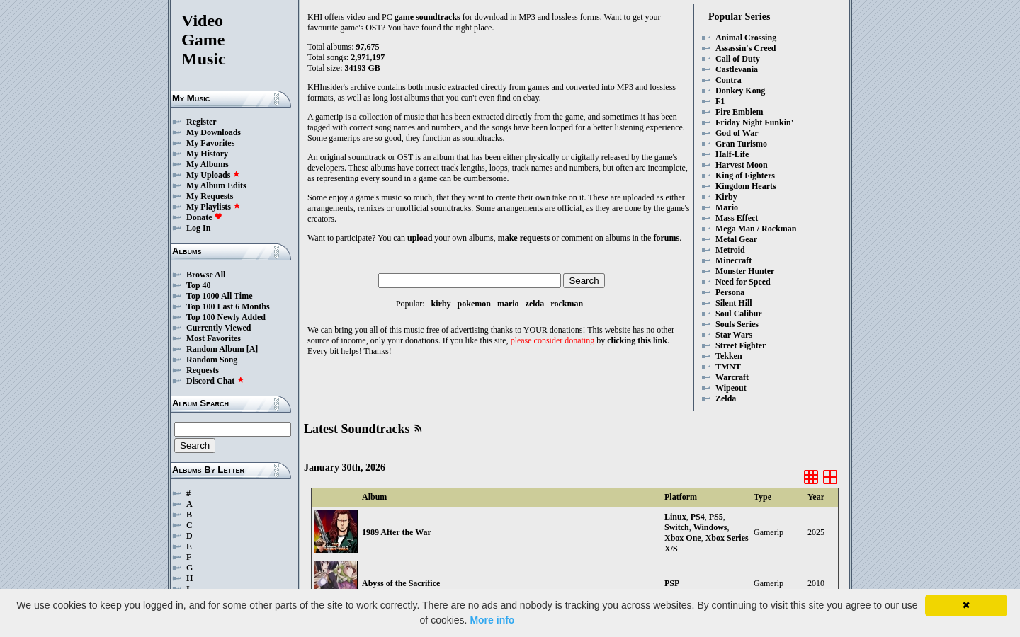Video Game Music Downloads
